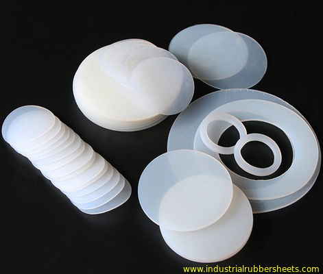 Laveuse en silicone de qualité alimentaire 30 à 80 Shore A Blanc translucide