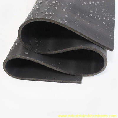 Feuille en caoutchouc d'éponge de feuille de mousse de silicone de feuille d'éponge de silicone avec Grey Color noir blanc rouge