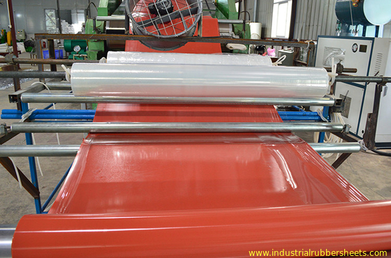 La couleur translucide 3 millimètres de silicone de feuille de tissu épais de Rolls a renforcé à hautes températures