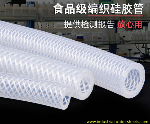 Tuyaux en silicone tressés, tubes en silicone tressés, tubes en silicone