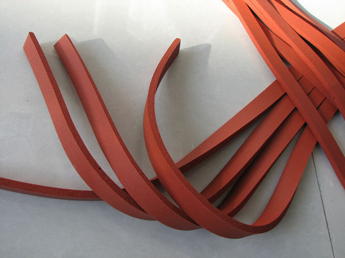 Corde de catégorie comestible de rayure de silicone de Brown/en caoutchouc de silicone sans force à haute résistance d'odeur