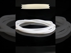 Extrusion de silicone rouge translucide, profilé de silicone pour le scellement