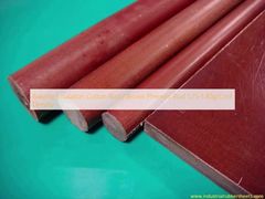 Tige en coton isolant Bakélite / Tige phénolique marron 1.25-1.40g/cm3 de densité