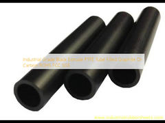 Tube PTFE extrudé noir de qualité industrielle rempli de graphite ou de carbone ROHS FCC SGS