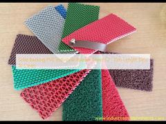 Plaque de caoutchouc industriel en PVC à support solide de 12 à 15 m de longueur facile à nettoyer