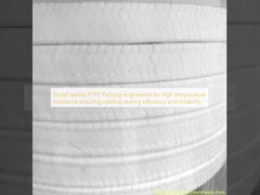 Bonne étanchéité Garniture PTFE conçue pour une résistance aux températures élevées garantissant une efficacité et une fiabilité d'étanchéité optimales