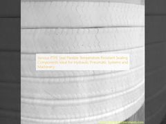 Différents joints en PTFE composants d'étanchéité flexibles résistants à la température idéaux pour les systèmes et machines hydrauliques pneumatiques