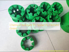 Résistant aux produits chimiques PU Spider Pu Element Vert