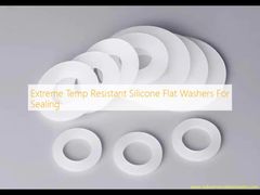 Lavées à plat en silicone résistant aux températures extrêmes pour l'étanchéité