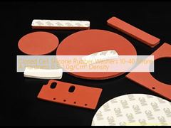 Joints en caoutchouc silicone cellulaire fermé, dureté 10-40 Shore A, densité 0,5-1,0 g/cm³