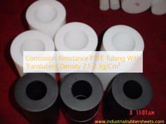 Tubes en PTFE résistantes à la corrosion avec une densité translucide de 2,1-2,3 g/cm3