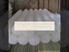 Tissu en fibre de verre revêtu en PTFE de qualité supérieure / Tissu en fibre de verre revêtu en PTFE