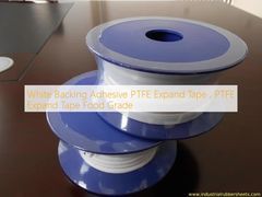 Ruban PTFE expansé adhésif à dos blanc, Ruban PTFE expansé qualité alimentaire
