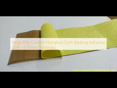 Adhésif de support de tissu de fibre de verre enduit de Ptfe beige épaisseur de 0,08 - 0.35mm