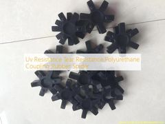 Résistance aux rayons UV Résistance aux déchirures Polyuréthane Coupling Rubber Spider