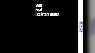 Coupe industrielle résistante à la chaleur du tampon 260C de coupeur de PTFE