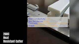 Tampon de coupe en PTFE 260C résistant à la chaleur personnalisé