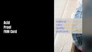 Joints industriels de corde de caoutchouc fluoré de FKM résistants aux acides