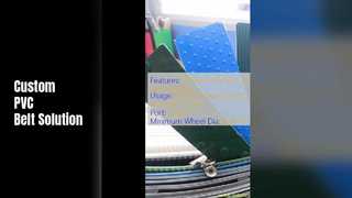 Longueur personnalisable de la bande transporteuse en PVC alimentaire