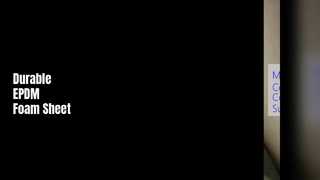 Feuille de mousse EPDM durable résistante aux intempéries
