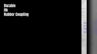 Accouplement en caoutchouc Hb, résistance à haute résistance 8-12Mpa