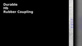 Accouplement en caoutchouc Hb pour arbres industriels