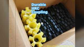 Accouplement HRC noir, accouplement d'arbre industriel 8Mpa 70-90A