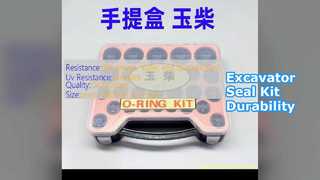 Kit de joint torique pour excavatrice, résistant à la pression et à la température