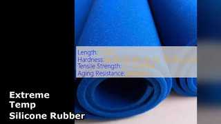 Rouleau de feuille de caoutchouc de silicone température extrême