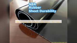 Feuille de caoutchouc NBR Insertion en tissu noir