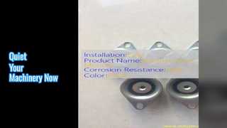 Supports d'amortisseurs en caoutchouc noir, amortissement du bruit des vibrations