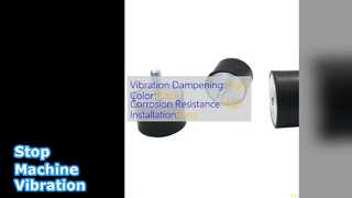Les supports en caoutchouc durables arrêtent les vibrations des machines