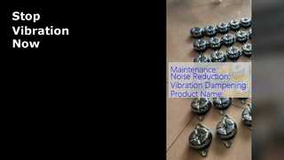 Supports anti-vibrations, installation facile