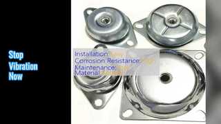 Supports d'amortisseurs en caoutchouc noir durables, amortissement des vibrations