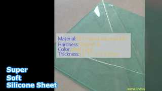 Feuille de caoutchouc de silicone super douce 1,2 mm transparente