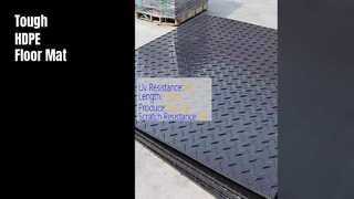 Tapis de sol résistant aux rayures UV en feuille de plastique HDPE