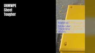 Résistance à l'abrasion à fort impact de feuille UHMWPE