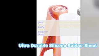 Durable High Temp Silicone Rubber Sheet for Industrial Use
