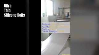 Feuille mince de caoutchouc de silicone, rouleau de 0,1 mm et 0,8 mm