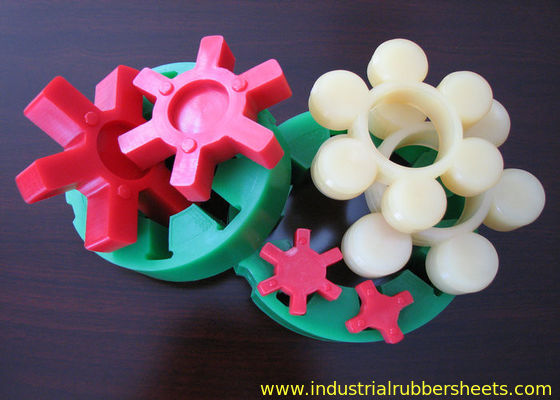 L Type Flange Cast Iron GG25 Polyurethane Coupling with 80-98 Shore A Hardness and ISO9001-2000 Certification