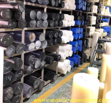 80°C Heat Deflection Temperature Nylon Plastic Rod with Smooth Surface Finish and 50 KJ/m2 Impact Strength