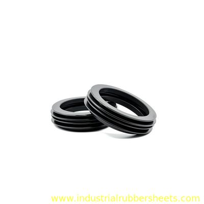 DLI Type Hydraulic Wiper Seal with PU or NBR Lip for High Temperature Resistance in Excavator Bucket Shafts