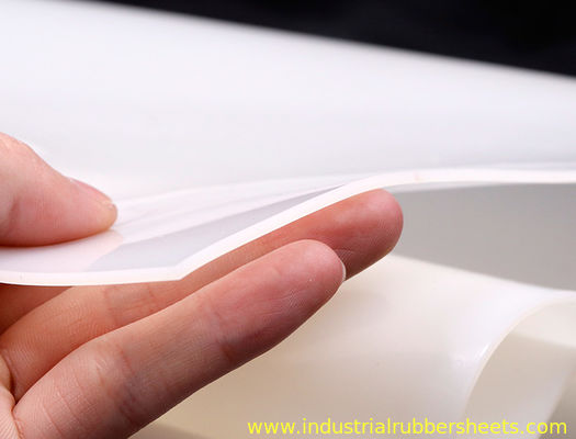 Translucent Color 3 Mm Thick Fabric Reinforced Silicone Rubber Sheet and Silicone Roll for High Temperature Applications