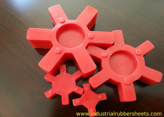 L Type Flange Cast Iron GG25 Polyurethane Coupling with 80-98 Shore A Hardness and ISO9001-2000 Certification