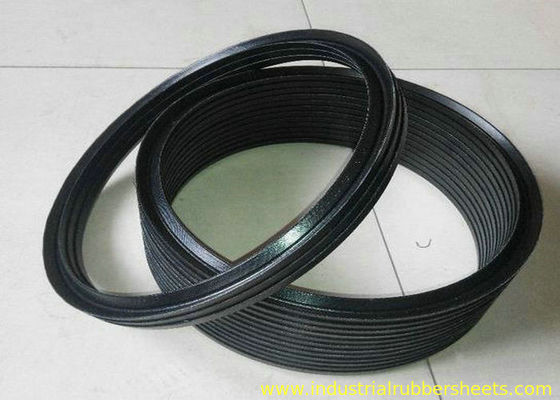 Joints en caoutchouc noirs de silicone de NBR FKM PTFE/joint d'étanchéité en vé hydraulique