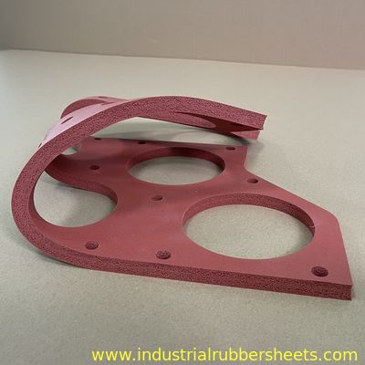 1.5 mm bande de mousse de silicone à cellules fermées bande d'éponge de silicone résistante aux températures élevées