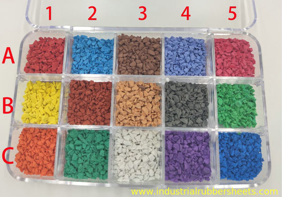 70 Granules de caoutchouc EPDM de couleur Shore A avec 18% de teneur en EPDM et résistance aux UV