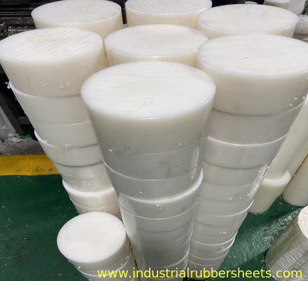 80°C Heat Deflection Temperature Nylon Plastic Rod with Smooth Surface Finish and 50 KJ/m2 Impact Strength