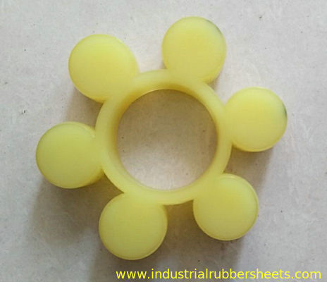 Standard Size Polyurethane Coupling with 90-98 Shore A Hardness and Yellow Color for MT Shafts