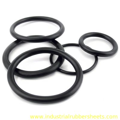Oil Resistant Silicone Rubber Washers and NBR O Rings with 8-12Mpa Tensile Strength in Standard Size AS586 BS1516